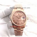 Rose Gold Rolex Presidential Day-Date Replica Watch Roman Dial